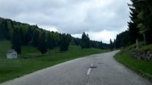Road from Travnik to ski center Vlašić