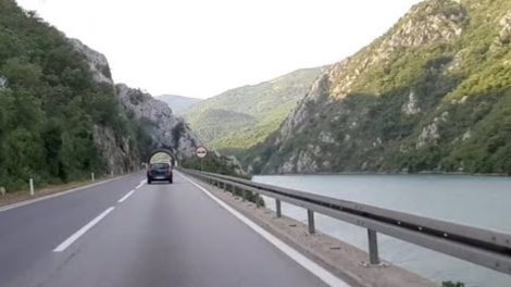Road from Jablanica to Mostar