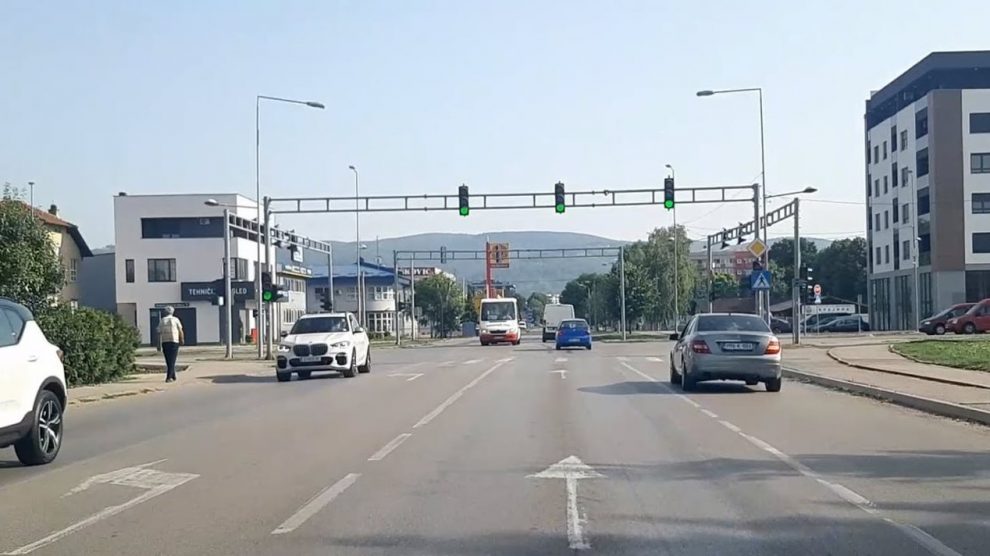 Road from Prijedor to Banja Luka