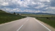 Road from Tomislavgrad to Kupres