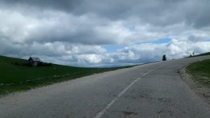 Road from Vlašić to Travnik